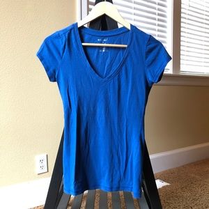 Blue V-Neck